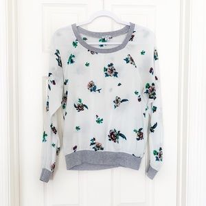 Splendid | Floral Print Pullover Top Sz XS